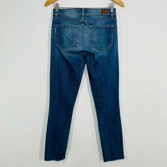 Paige Verdugo Ultra Skinny Jeans Blue Nico Mid Rise Ankle Denim Classic Size 27 - Picture 6 of 10
